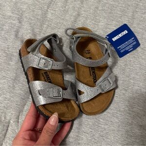 Birkenstock Kids Metallic Sandals